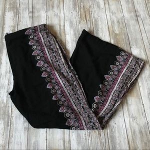 Earthbound boho style printed pants
